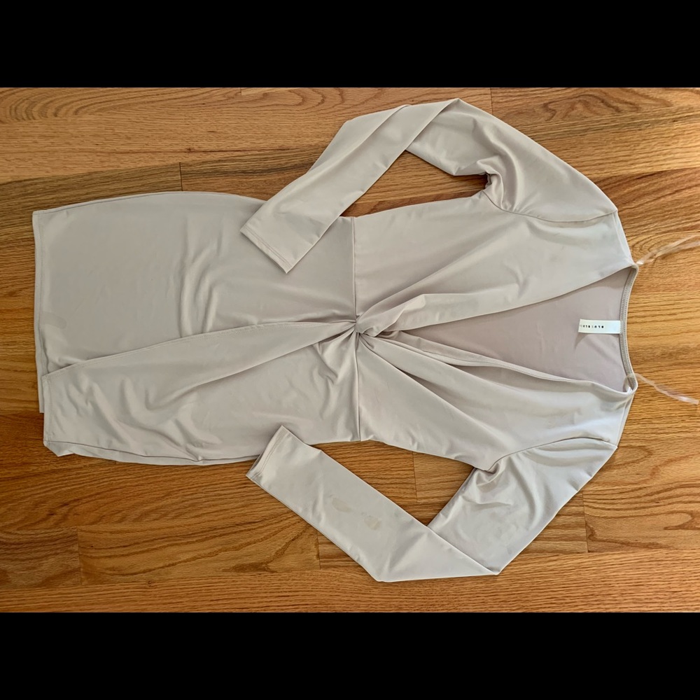 Cream cocktail dress